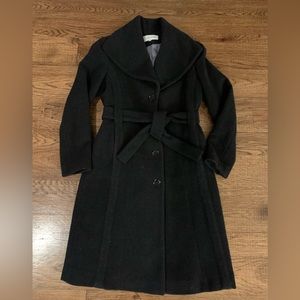 Women’s Calvin Klein wool coat. Charcoal. Size 4